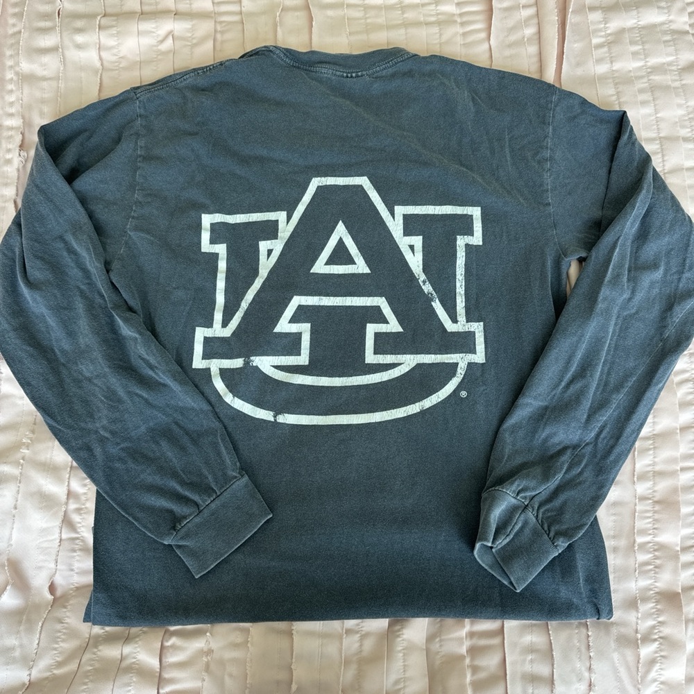 Blue Auburn long sleeve shirt